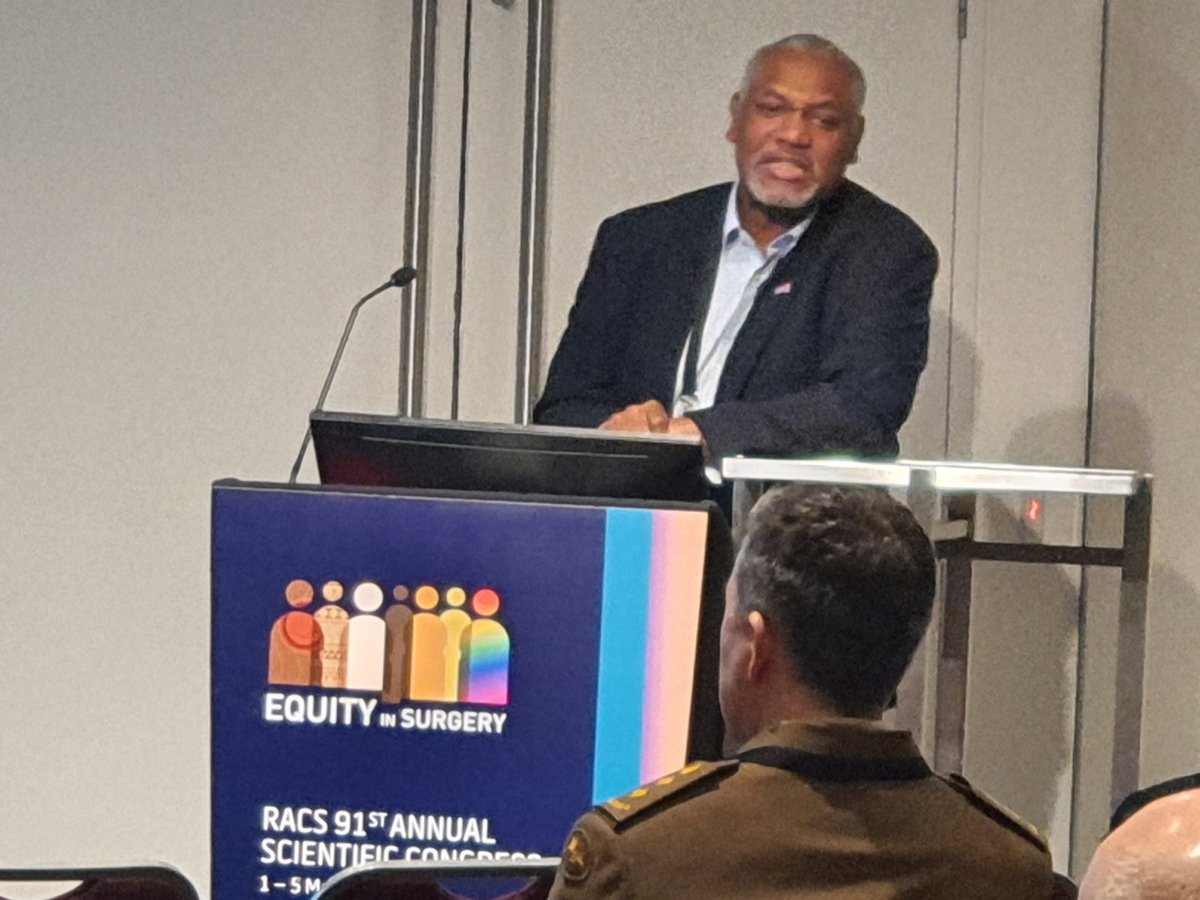 WA_trauma's tweet photo. Such a warm, unassuming personality. Delivering talks at the RACS (australia/Aotearoa) meeting. https://t.co/CElxCNpnjz