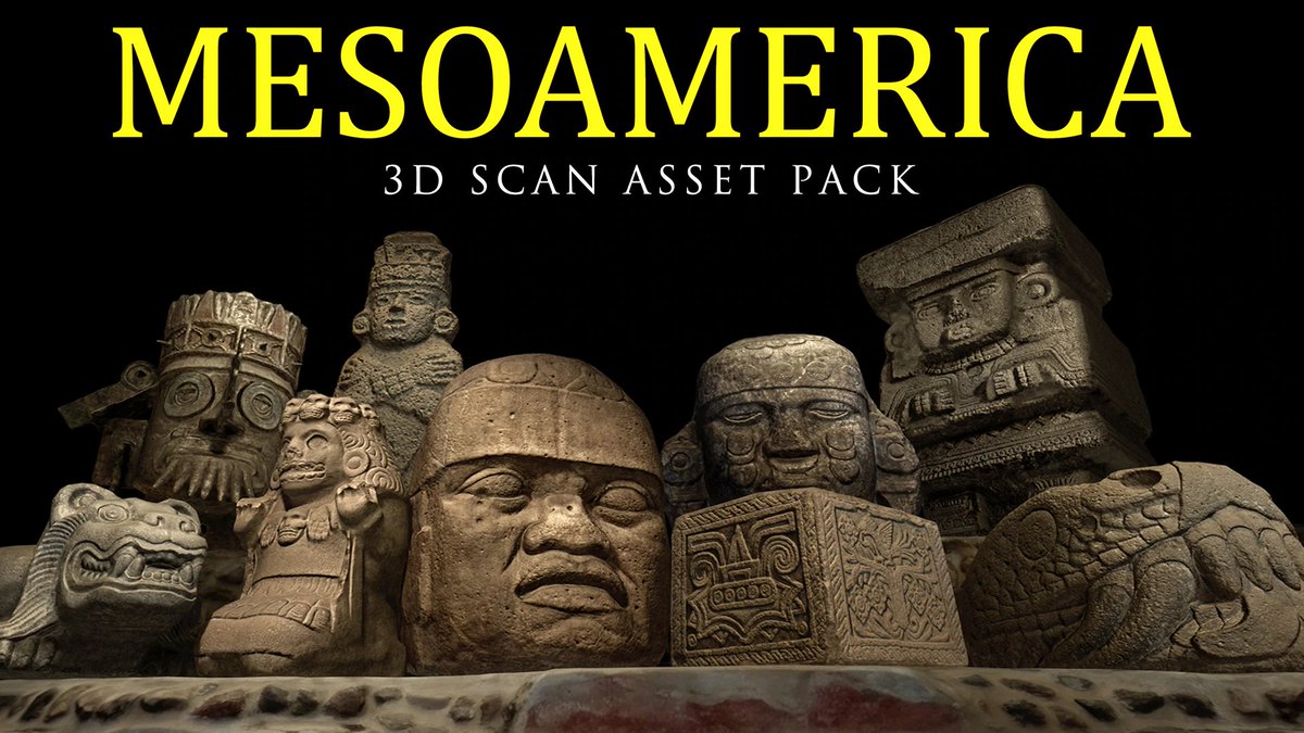 Our latest asset pack - Mesoamerica -  for @UnrealEngine is currently part of the Showcase on Marketplace ! 

Please check it out: unrealengine.com/marketplace/en…

#UnrealEngine #UE5  #gamdev #indiedev #VR #unrealdev #mesoamerica #aztec #photoscan