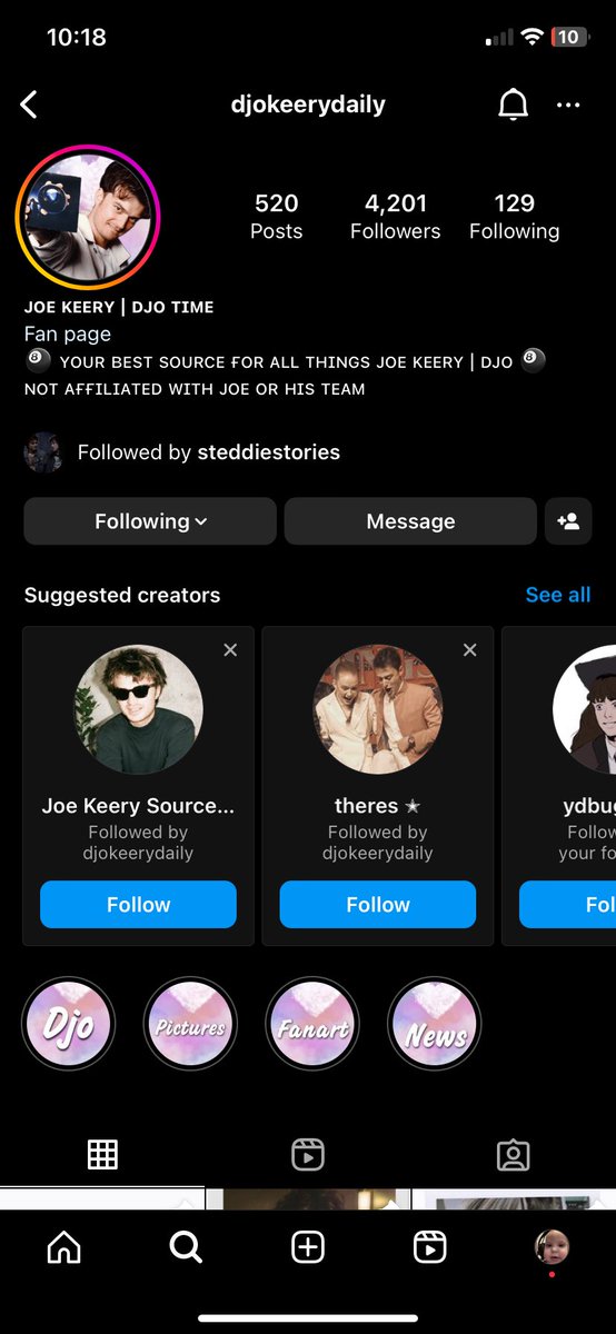 @keeryswiftie Just followed on insta! _lianagrace_ super excited for more Joe keery accounts to follow