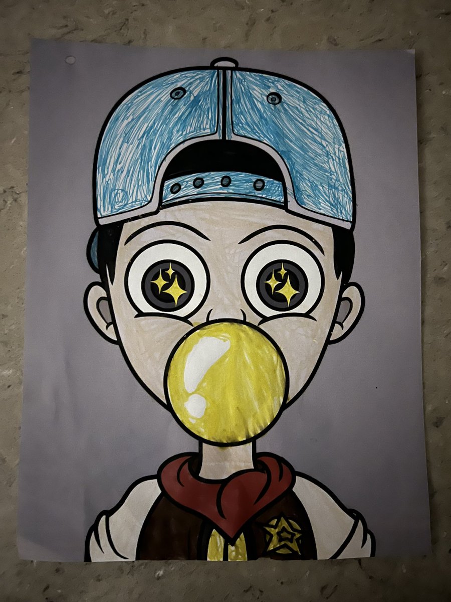 coloring with my lil guy tonight! ❤️🙌🏻