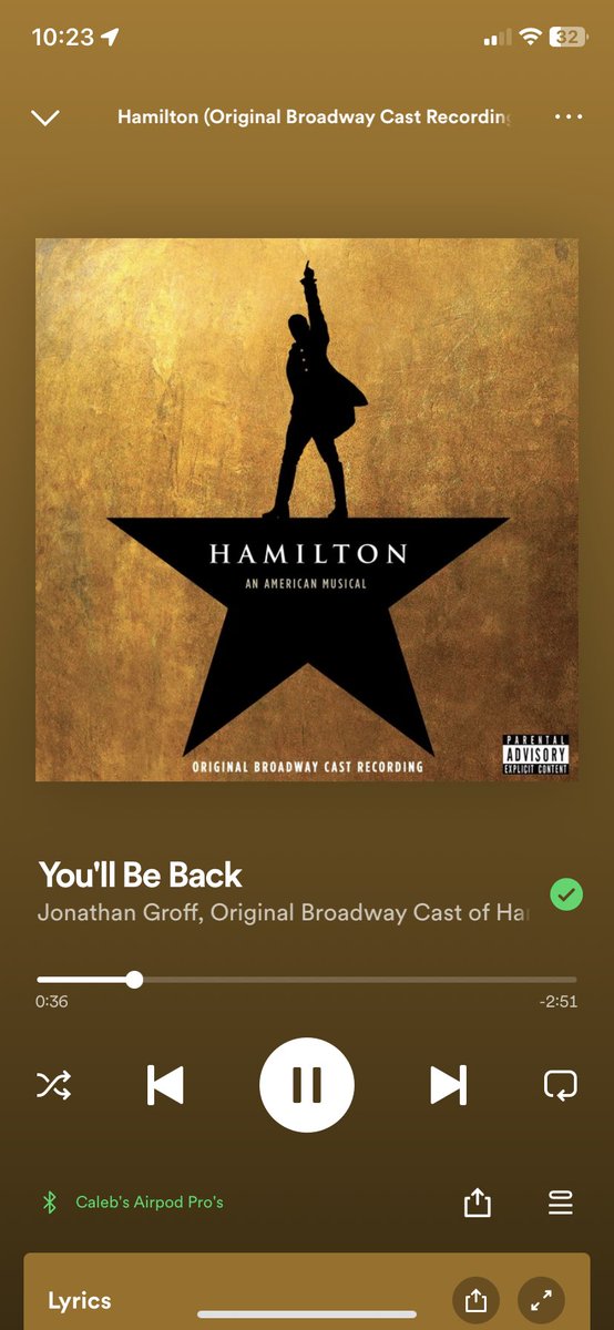 Caleb_chr2024's tweet image. currently resorting to studying for apush by listening to hamilton