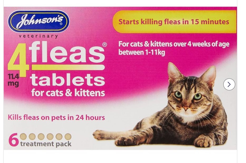 ibspot_dk's tweet photo. Johnsons 4Fleas Tablets for Cats and Kittens, 6 Treatment Pack
https://t.co/fdP1kWWQSw
#Cats #Kittens #forCats #forKittens
#Tokillfleas #Nocontraindication
#Safetouse #flea #wormtreatments, #tabletkillsanyfleas
Safe to use with other flea and worm treatments, leaves no residue. https://t.co/XBfVL6JMTd