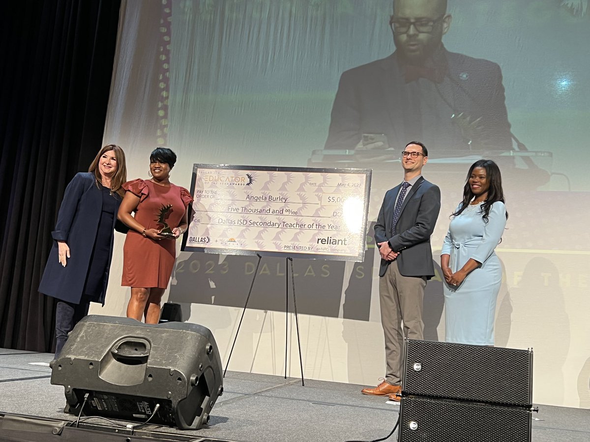dallasschools's tweet photo. JUST IN: CONGRATULATIONS! These are your Teacher of the Year winners powered by Reliant! �� https://t.co/yTzNZ2zw8k