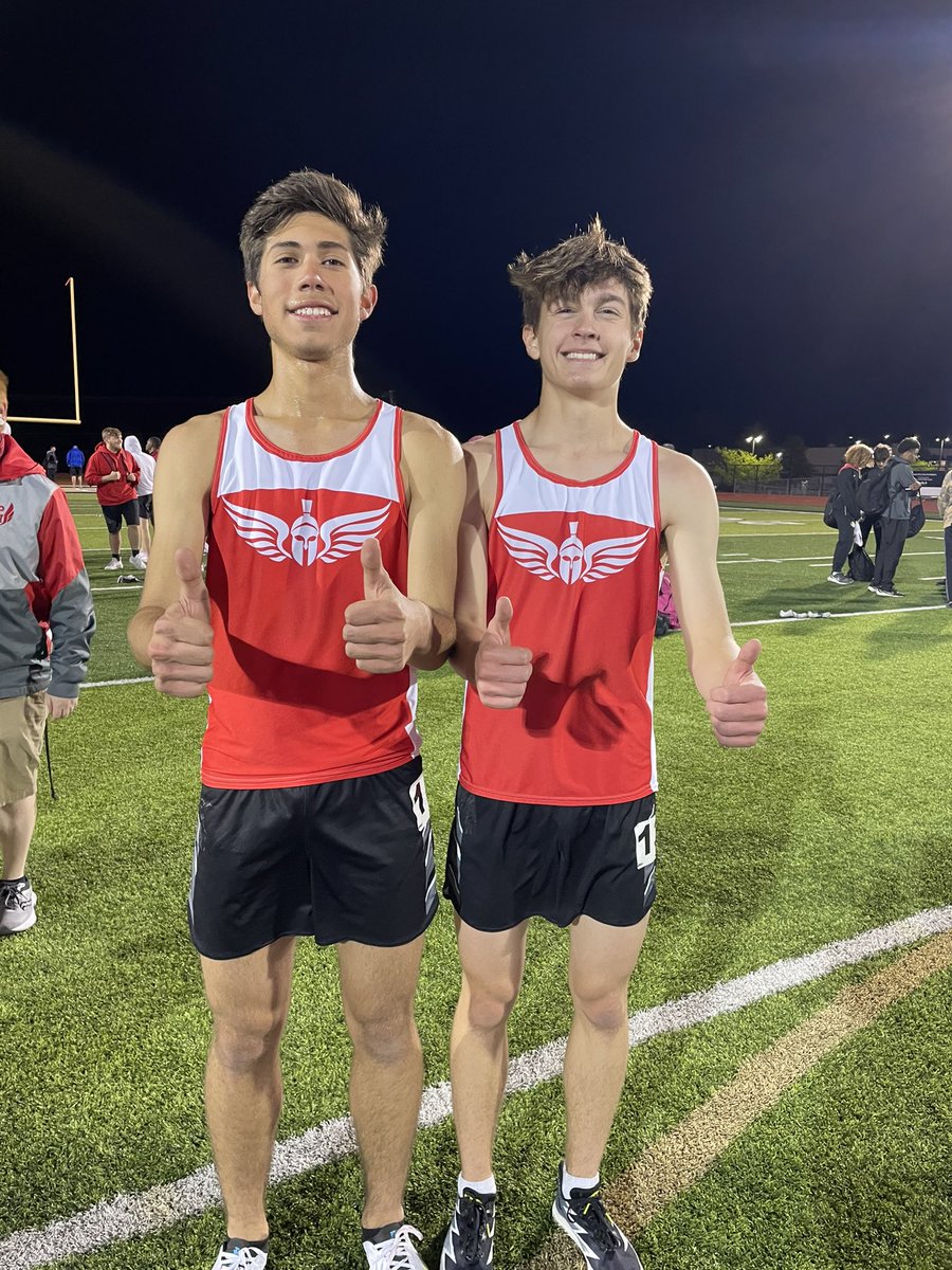 PHHSDistance's tweet image. A couple more PRs in the nightcap this evening! Jakob with the 10:40 and Lucas 10:42! @WeAreParkhill @phhsbxc @PH_Track