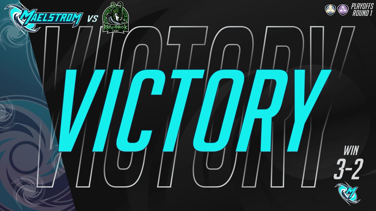 WE DID IT!!!

Maelstrom first ever playoff win!!! 
As sad as that sounds, we're so happy to have finally won. 

GGs to Ragnarok Loki for one hell of a close match!

Next week, we take on Space Created <a href="/ThrowingOrBad/">Throwing Or Bad Org</a> in Round 2