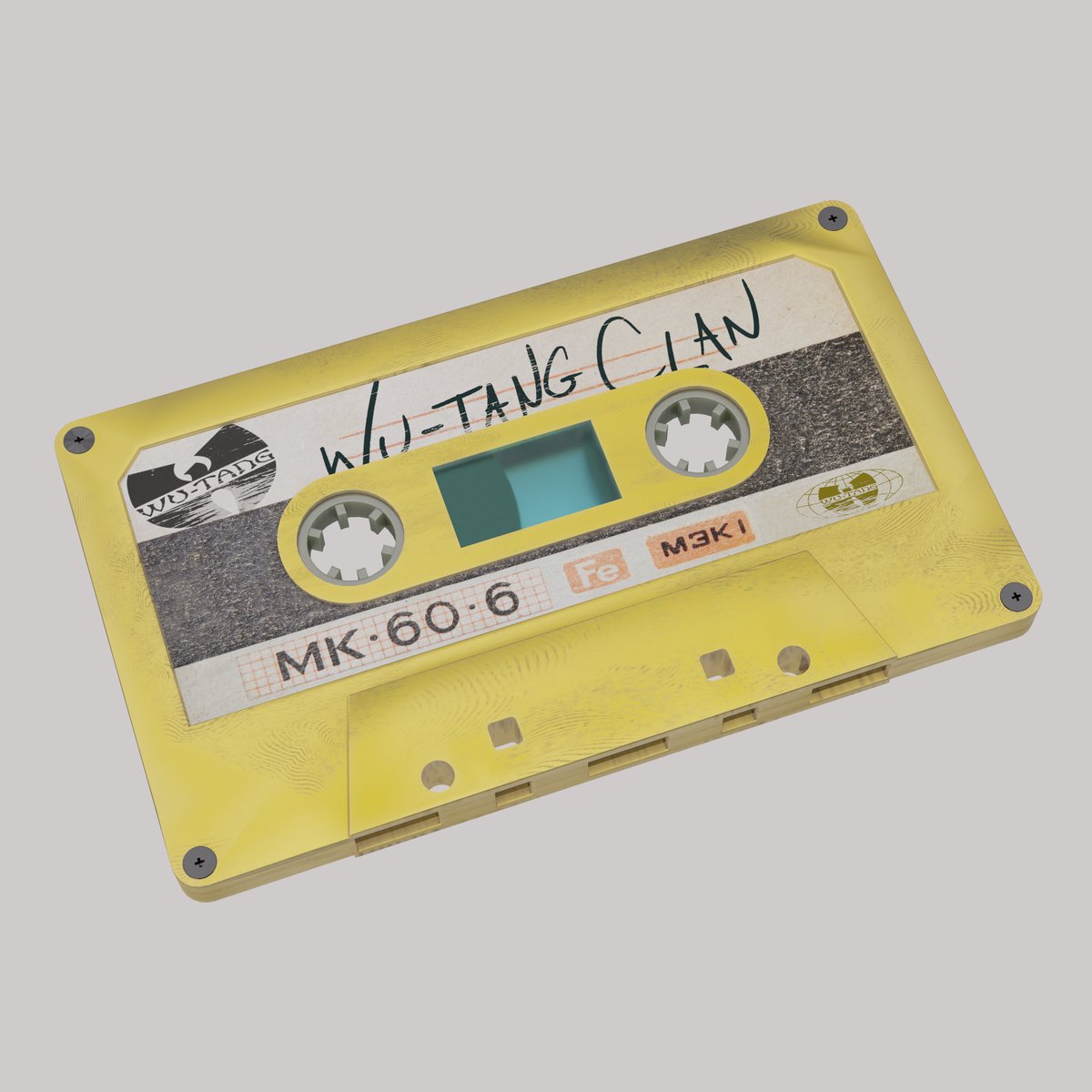96steez's tweet image. Wu-Tang Clan tape model and textures made in Blender! haha

#b3D #blender
