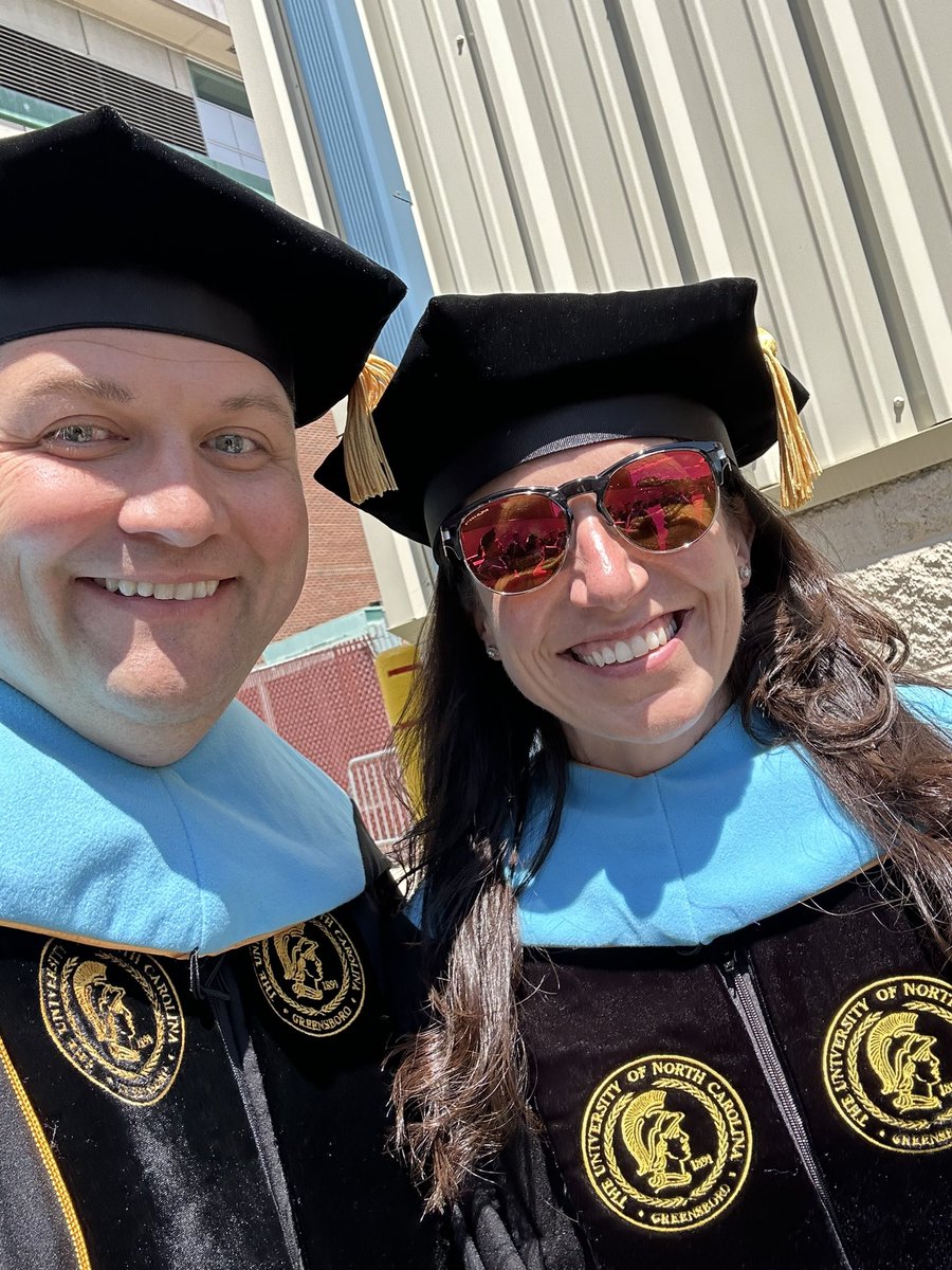 KRWallaceFB's tweet photo. My whole life I said I wanted to be a doctor when I got into secondary ed. I usually meant a medical doctor, but almost 20 years since I started undergrad, I have completed my doctorate in education with my beautiful wife! https://t.co/PF4LlxbWhL
