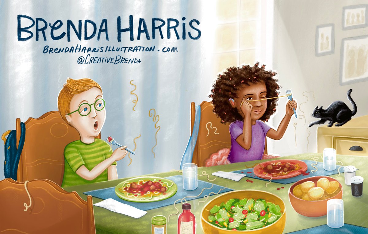 CreativeBrenda's tweet image. Hi! I'm Brenda Harris, an illustrator from Colorado. I love drawing endearing characters that know how to have fun! I play with light and texture as I set the scene. Looking for projects in picture, chapter, and middle grade books. #kidlitartpostcard #kidlitart #kidlit