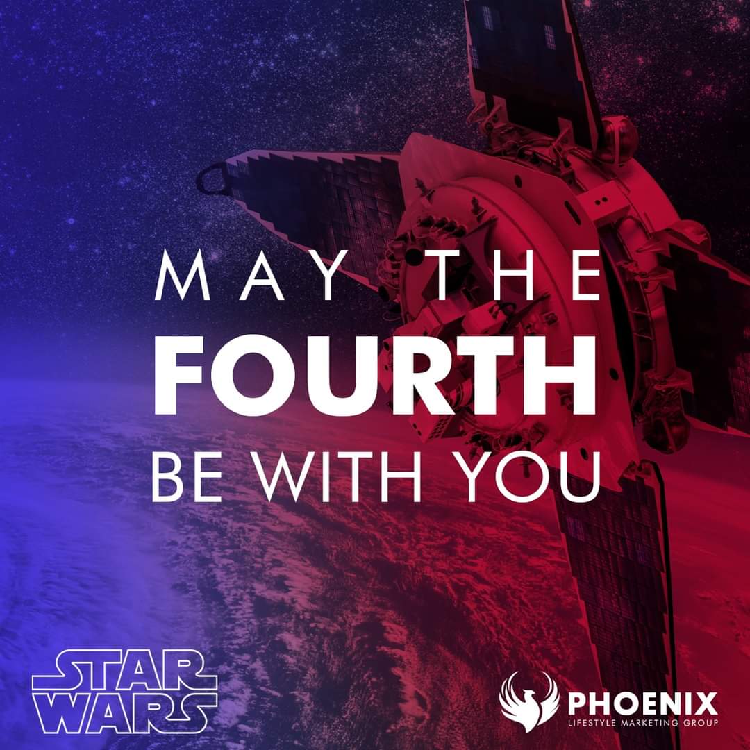 PhoenixLMG's tweet photo. Happy Star Wars Day! Please check out our Firebird article on how to leverage pop culture events for viral marketing.

https://t.co/ypsnkvHlZW https://t.co/o25AXpAs61