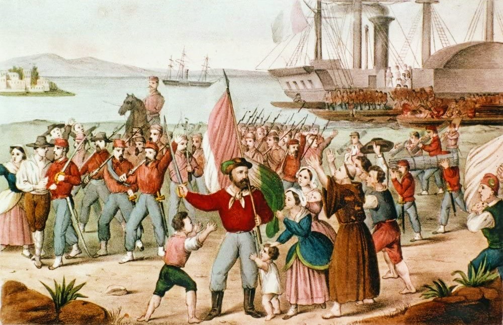 GrandeOrienteit's tweet photo. #AccaddeOggi #5maggio 1860; #GiuseppeGaribaldi e un migliaio di garibaldini salpano da Quarto, Liguria, per Marsala, in Sicilia. 
La famosa impresa, nota come la Spedizione dei Mille, diede la spinta decisiva al compimento dell’Unità d’Italia. #Massoneria #Storia #Risorgimento https://t.co/0CdgwyMOYB