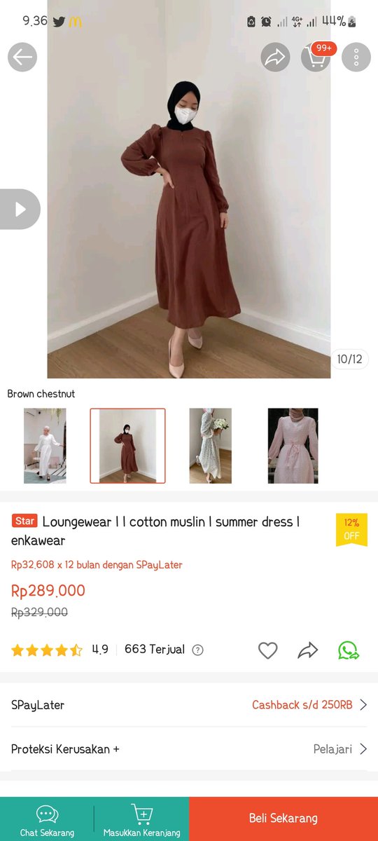 chachamomiley's tweet photo. @ohmybeautybank Enkawear!!!!

Dia tuh fit banget di badan! Designnya vintage cantik! Pstt lagi keluarin motif baru, pengen punya semua dehhh.. Aku punya dressnya 1 tapi gaada fotonya huhu https://t.co/X5XsD3ET77