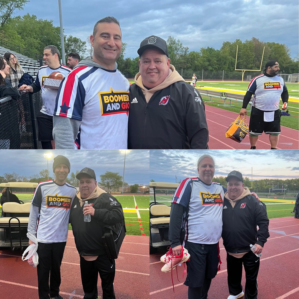 Thank you to <a href="/WFANmornings/">Morning Show with Boomer & Gio</a> flag football team for playing the SJV football in a charity game at SJV for their team mate Aaron The highlight of the day was watching Aaron score a 40 yard TD with his whole SJV team behind him.
<a href="/JerryRecco/">Jerry Recco</a> <a href="/Alsboringtweets/">Al Hughes Dukes</a> <a href="/GioWFAN/">Gregg Giannotti</a> <a href="/7BOOMERESIASON/">Boomer Esiason</a>