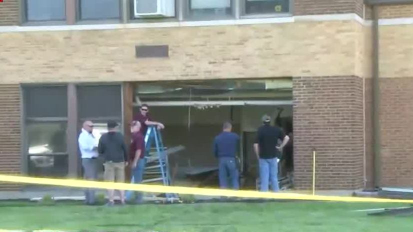 The grandfather who crashed into a Butler County school today realized his foot was caught on the gas pedal and made the decision to turn towards the building to avoid hitting anyone, police say bit.ly/3LULyrk?utm_so…