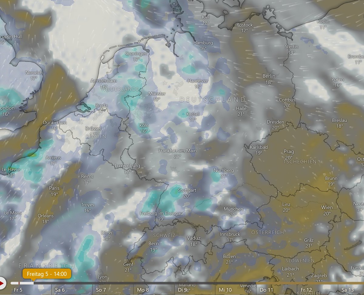 Guten Morgen, Twitter
Freitag, der 5. Mai 2023

Wieder reichlich kurioses heute:

#InternationalTubaDay
#NoPantsDay  #OhneHoseTag
#Welthandhygienetag
#InternationalerHebammentag oder
#InternationalMidwivesDay

#Wetter 
Es ziehen Wolken, Schauer und Gewitter rein.
Heftig! 12-21 Gr