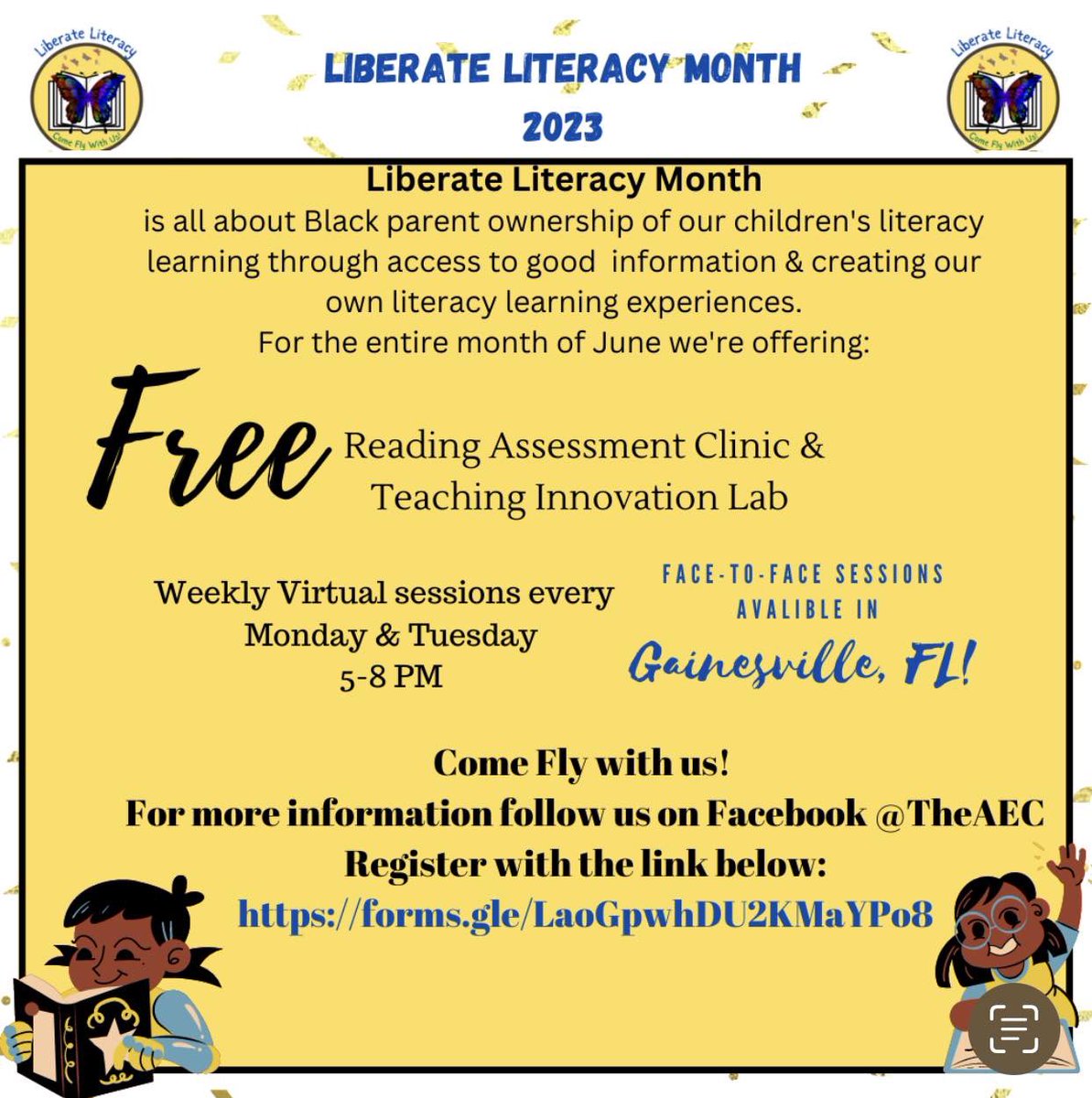 Won’t you join us? 
Register Today!
#comeflywithus
#liberateliteracy

docs.google.com/forms/d/e/1FAI…