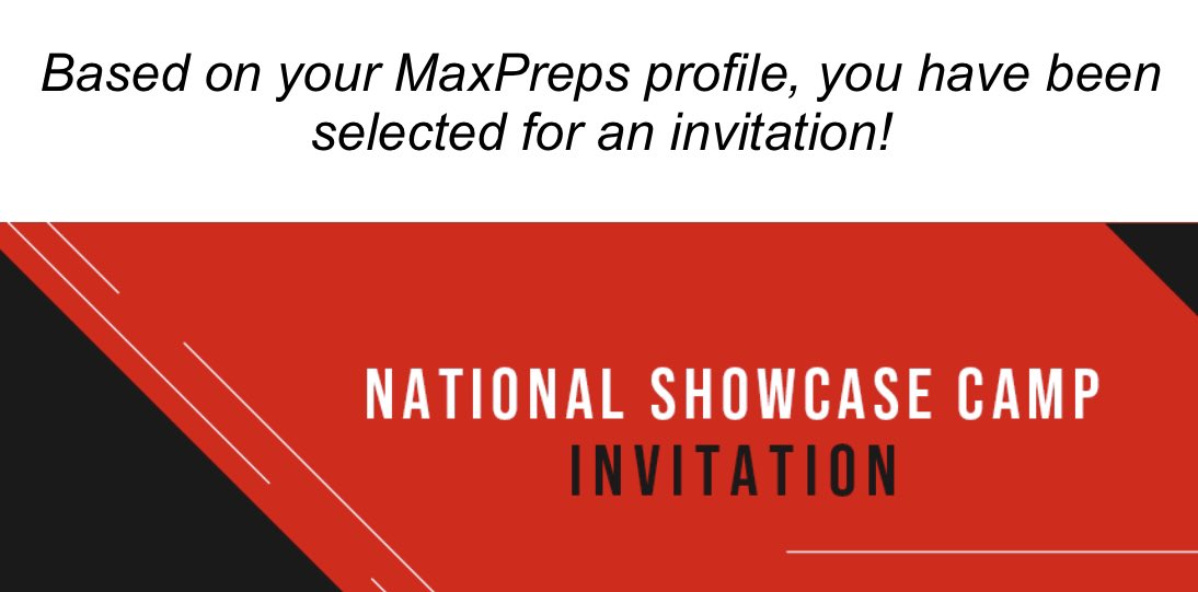 SpencerCHarris's tweet photo. Grateful and blessed to have received an  invite to the football EXACT National Showcase Camp. Thank you @MaxPreps and @EXACTSports ! https://t.co/1iaCirMXkC