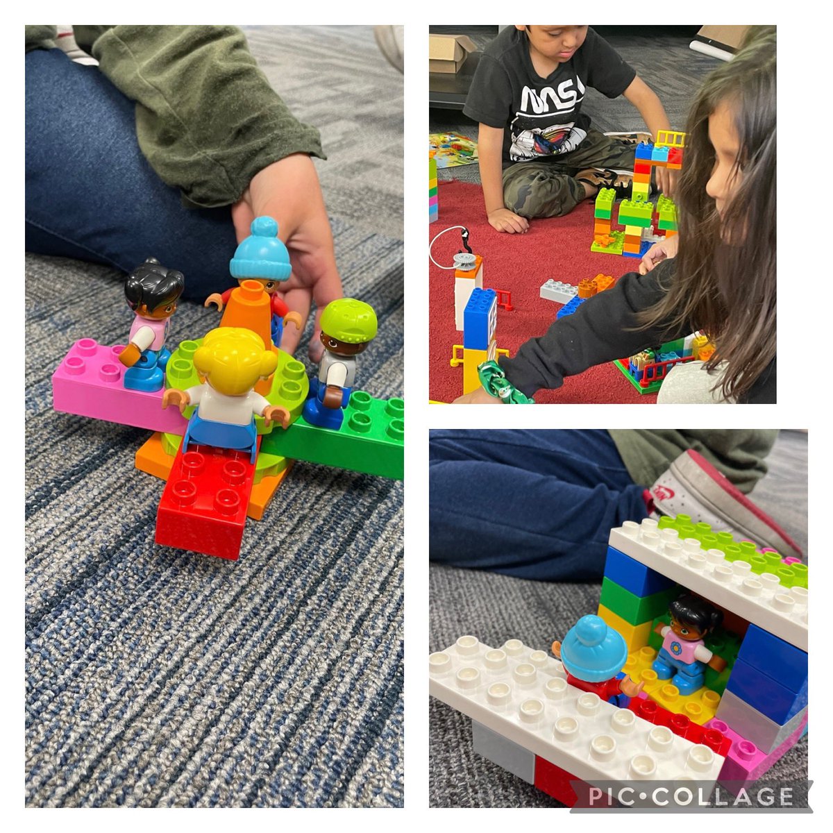 <a href="/LugoniaRUSD/">Lugonia Lions</a> TK/K #ELOP using Lego Education My XL World…playgrounds for Rainbow Town creations! Sharing
outdoor activities for their Lego People with the whole class…slides, merry go rounds, monkey bars, rest areas and an outdoor movie theater! <a href="/RedlandsUSD/">Redlands USD</a> <a href="/RedlandsUSDSupt/">Juan J. Cabral</a>
