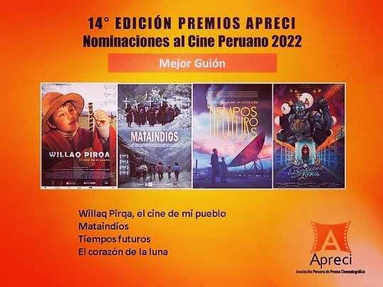 WillaqPirqa's tweet photo. #Apreci ¡Muchas gracias por los reconocimientos a nuestra peli!
MEJOR PELÍCULA FICCIÓN 
MEJOR GUIÓN César Galindo, Augusto Cabada, Gaston Vizcarra Olivares
MEJOR DIRECCIÓN Cesar Galindo
MEJOR ACTOR Victor Manuel Acurio
MEJOR ACTRIZ DE REPARTO Hermelinda Luján https://t.co/80Y5RuTN1e