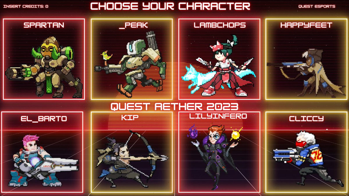 TheQuestEsports's tweet image. Overwatch Open Division... BEWARE ⚔️ Quest Aether is HERE! 

🛡️ @Spartan_Z45 
🛡️ El_Barto
💉Lambchops
💉LilyInfero
💉Happyfeet
⚔️Kip
⚔️_Peak
⚔️Cliccy

#QuestEsports #KeepSeeking ⛰️