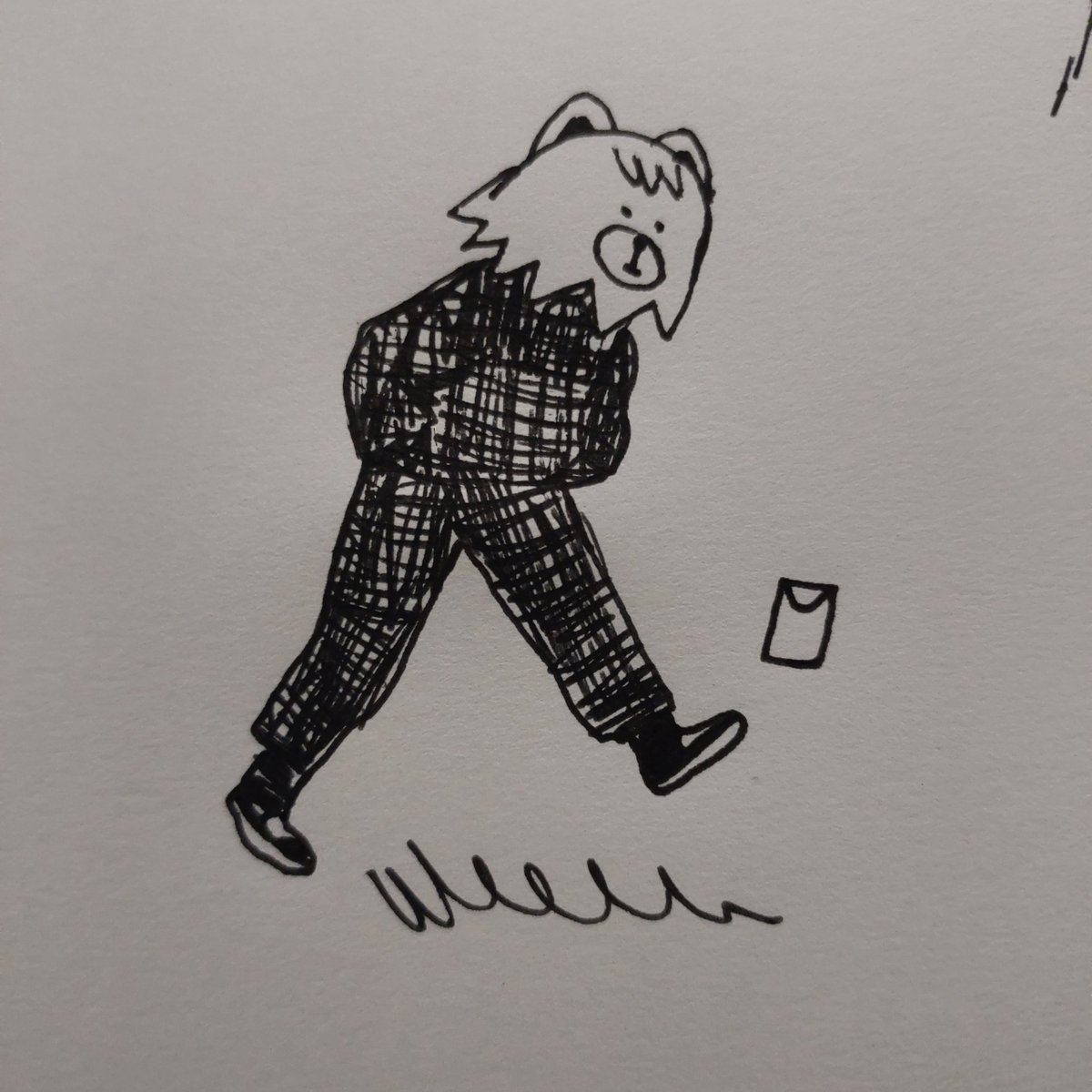 gugukdream's tweet photo. Get bored! Should I buy new pants? #drawing #paperdotgear https://t.co/qYWvkshRIE