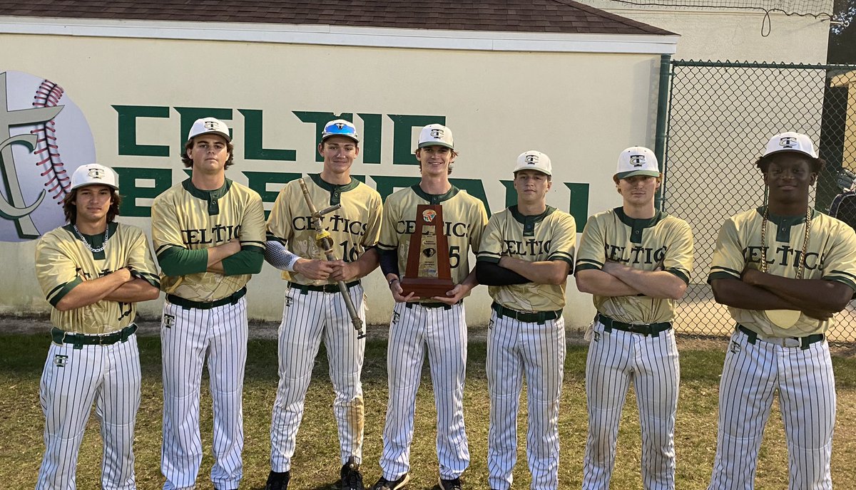 Trinity Catholic Baseball (@tccelticsbasebl) on Twitter photo DISTRICT CHAMPIONS!! TC 10 P. K. Yonge 0 in 5 innings. <a href="/GriffinMekai/">Mekai Griffin</a> threw a No hitter. <a href="/ashtonf2005/">Ashton Fernandez</a> with a 2 run blast in the first to get things going. DISTRICT CHAMPIONS!! TC 10 P. K. Yonge 0 in 5 innings. <a href="/GriffinMekai/">Mekai Griffin</a> threw a No hitter. <a href="/ashtonf2005/">Ashton Fernandez</a> with a 2 run blast in the first to get things going.
