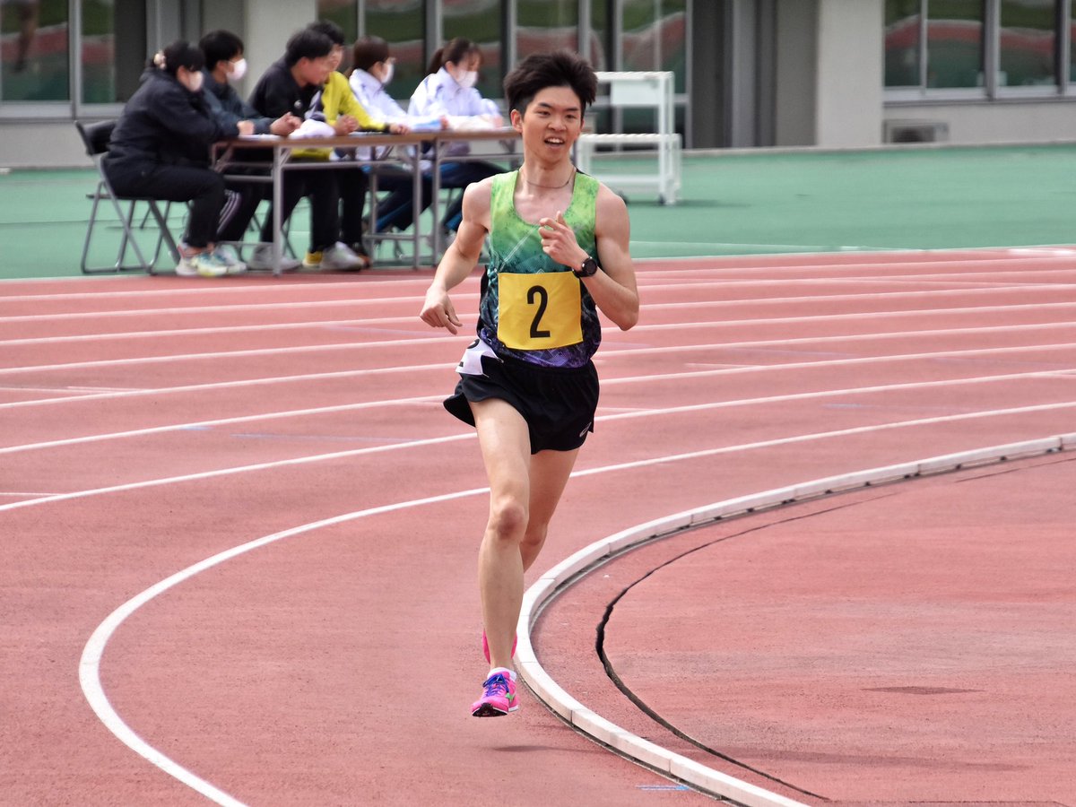 Naoto_Kitaya's tweet photo. 学連第2戦！！
公式記録は16分18秒になってるけど、たぶん1個ズレでその下の16分22秒がボクの記録のはず！笑
大学2年時に出した16分19秒のヘッポコ自己ベストに、ようやくあと3秒まで迫ってきました🔥 
今年は更新したいねぇ

素晴らしい📸ありがとうございます！
@machakin77 https://t.co/2saLWnVlOA