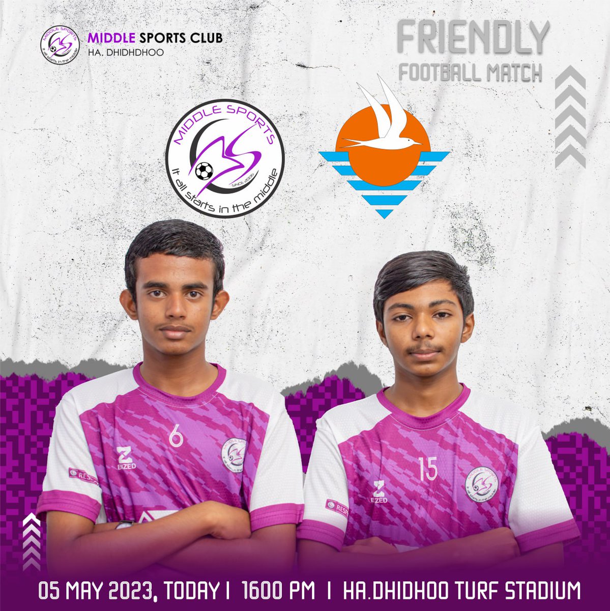 middlesc_dhidho's tweet photo. FRIENDLY FOOTBALL MATCH
⚽ MIDDLE vs IMAGU
🗓 5 May 2023, Today
⏰ 16:00 hrs
📍 Ha. Dhidhdhoo Football Stadium
#MiddleSportsClub #HaDhidhdhoo #Ihavandhoo #IMAGU https://t.co/Z3DhdnJ8pu