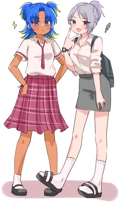 #ValorantArt #VALORANT 
Neon&Jett 制服👒 