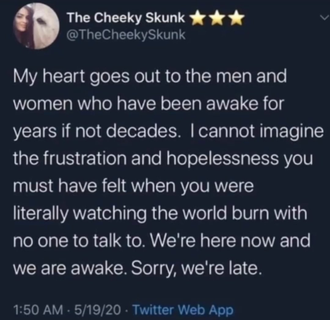 You're not alone.

We are growing stronger.