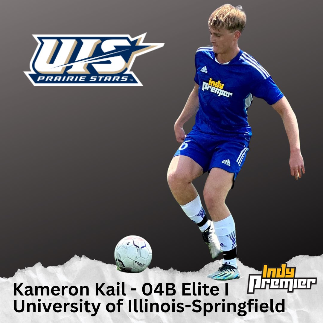 IndyPremierSC's tweet photo. 🚨Commitment Alert🚨 Kam Kail has verbally committed to The University of Illinois - Springfield. Kam attends Pendleton Heights High school and has played at Indy Premier for 5 years.
Thank you @UISMSoccer
#prairiestars #koolkam #findyourfit ⚽️🥅⚽️🥅 https://t.co/msJMQUVkiR