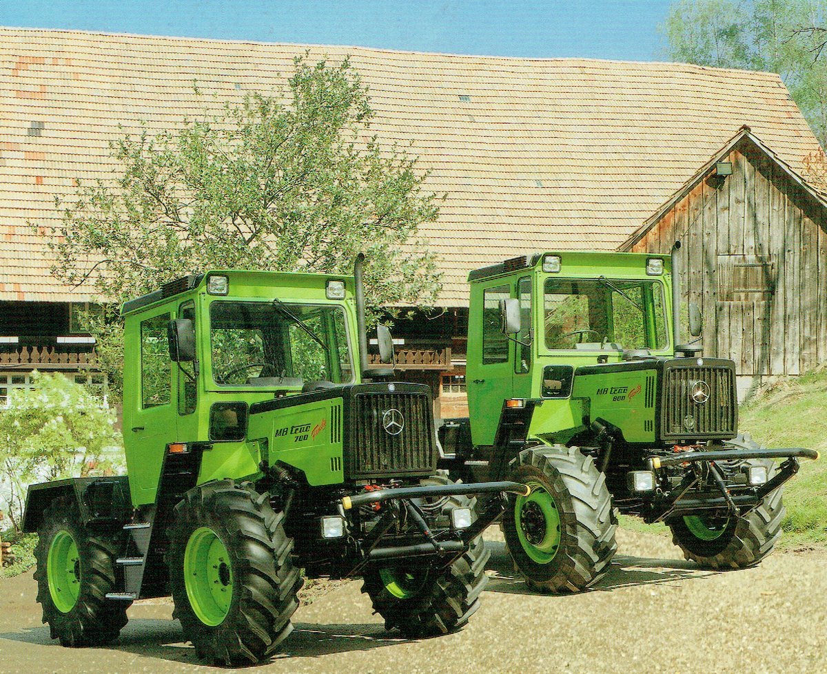 UnimogCommunity's tweet photo. In 1990, the MB-trac 700 and 800 Family were offered with special equipment for high operating and driving comfort. Brochure photo
#mercedesbenz#gaggenau #unimog #daimler #ucg #unimogfan #mbtrac #agrar #agriculture #mbtracpower #systemschlepper #trac #traktor #tractechnik https://t.co/KT6NnTAq8M