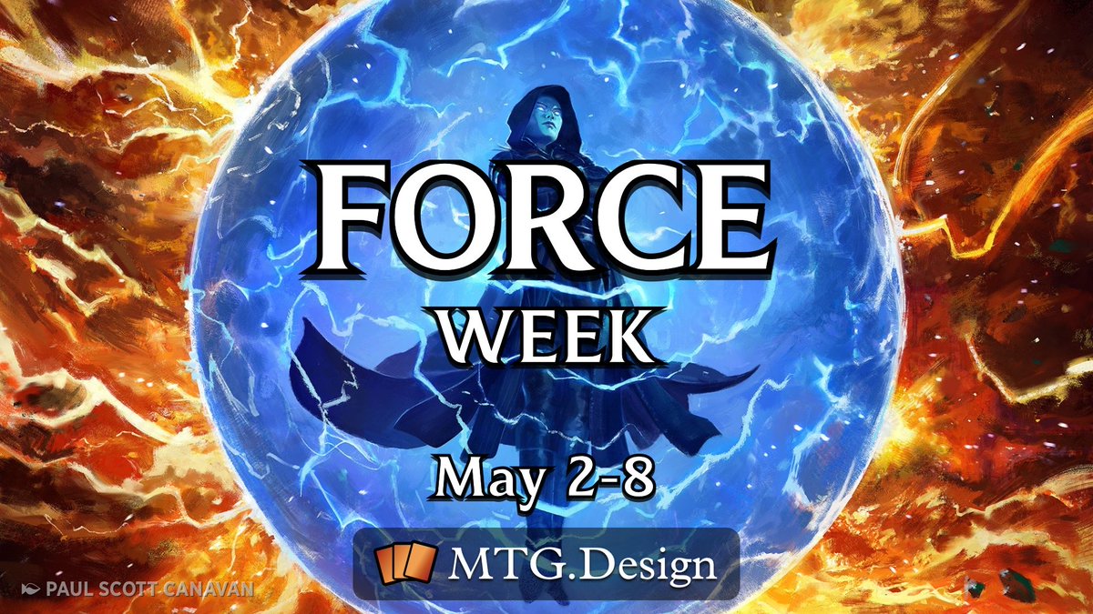 mtgdotdesign's tweet photo. May the Force be with you! Force spells, armies, or the energy field that binds us all. Share your Force designs, and the best ones will be highlighted in the showcase.
https://t.co/WCkYbYG7CY

See all the designs for Force Week (as they come in):
https://t.co/66YUFhY8c6 https://t.co/oQ58PP6wTf