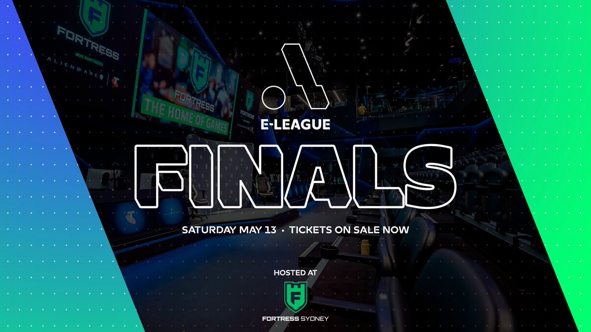 E-League (@eleagueaus) on Twitter photo The #ELeagueAUS 2023 Finals are JUST around the corner and we are incredibly excited to announce that they will be played in front of a live audience at <a href="/FortressSydney/">Fortress Sydney</a>!
Grab your tickets here β‘οΈ bit.ly/ELEAGUETIX The #ELeagueAUS 2023 Finals are JUST around the corner and we are incredibly excited to announce that they will be played in front of a live audience at <a href="/FortressSydney/">Fortress Sydney</a>!
Grab your tickets here β‘οΈ bit.ly/ELEAGUETIX