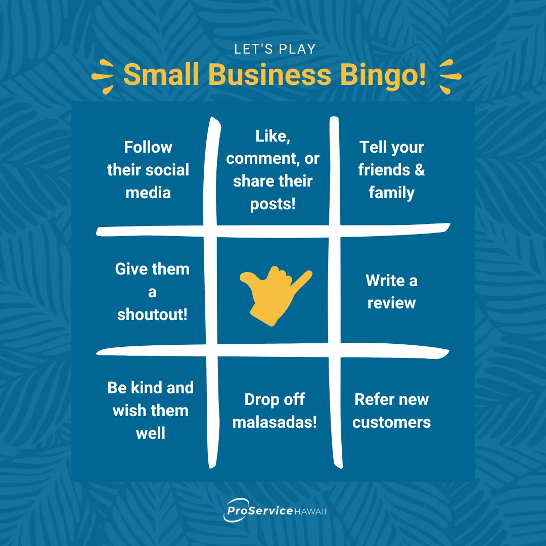 ProServiceHI's tweet image. There are so surprisingly simple (and free!) ways to help and support small businesses. Here are just a few of our favorites!

#ProServiceHawaii #HawaiiBusiness #SmallBusinessWeek #ShopSmall