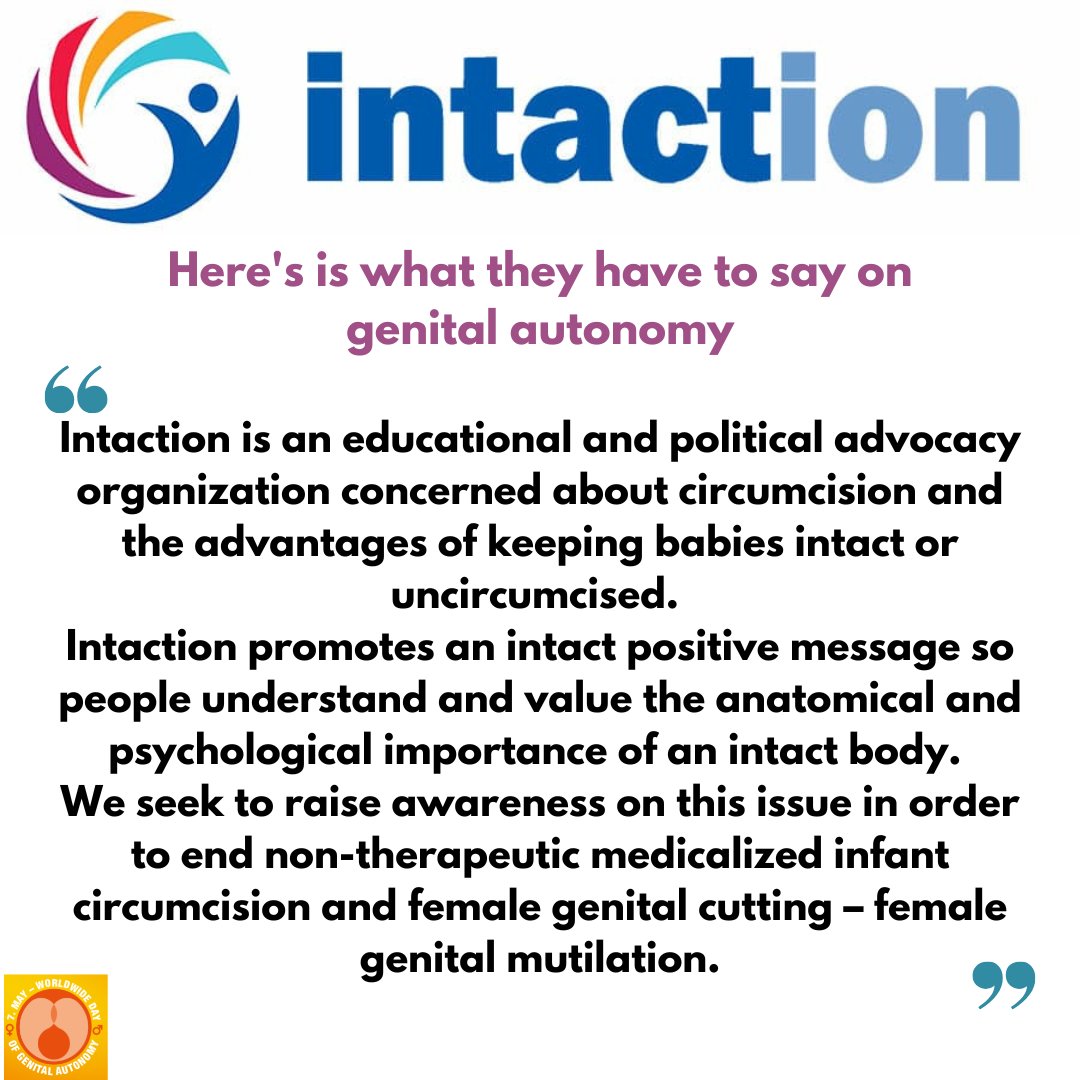 @Intaction1  and 15 Square share a commitment to raising awareness and advocating for the importance of keeping babies intact.
15 Square supports their fantastic efforts.
intaction.org
#GenitalAutonomy #InformedConsent #IntactPositive #EndCircumcision  #wwdoga