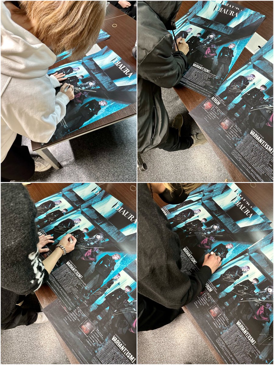 Vif_music's tweet photo. 【Present】DIAURAのサイン入りポスター、サイン色紙のプレゼント応募は本日5/5締切です！ぜひインタビューを再チェックして、奮ってご応募ください！https://t.co/68ObeCSoRg #Vif #DIAURA #ANTISM #VARIANTISM https://t.co/kZw9yNEb21