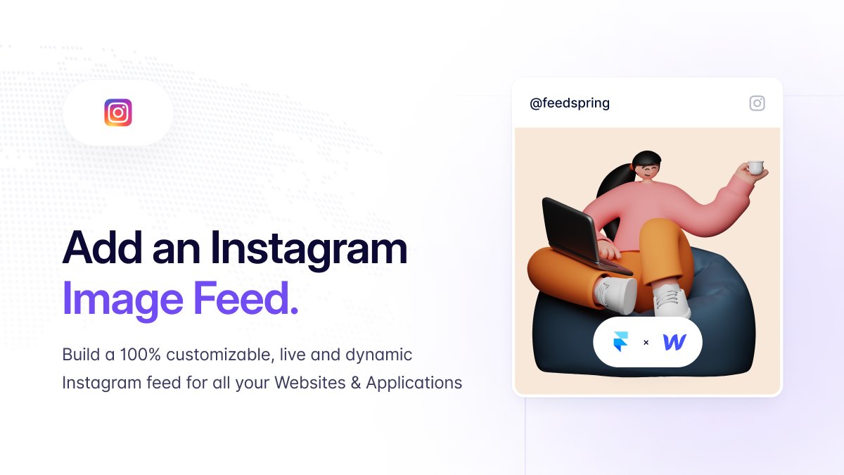 t_bekkers's tweet photo. FeedSpring is leaving early access 🥳

Meet the world's most powerful solution for your feeds (Google Reviews, Instagram, TikTok + more) 

Built specifically for @webflow &amp; @framer

https://t.co/DgGYOsIaAe https://t.co/04Qmi3fUsE