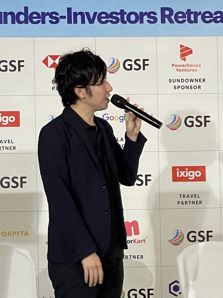 ikumaueno's tweet photo. Day1 in Goa, India with 100 investors and 70 founders @gsf_fund #GoaSuperFun 
Pitching about @Akiverse_io and giving insight of the technology trend

For those who are with me on site, todays the chance to win Dassai, one of the most renowned Sake from Japan by playing our game! https://t.co/c5g9UJzAOo