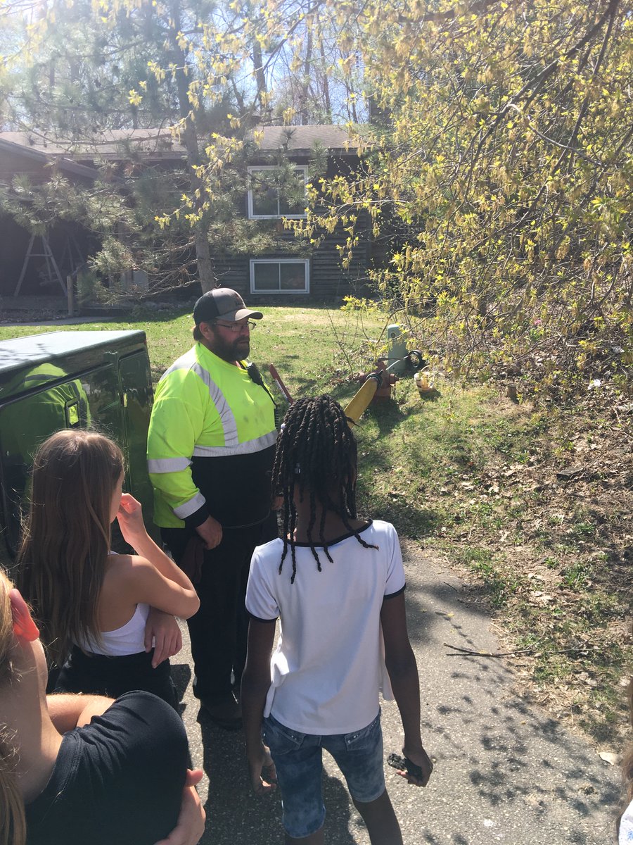 Big shout out to Jeremy with <a href="/CityofJordanMN/">Jordan MN</a>. Thanks for taking the time to tell some of our 5th graders about hydrant flushing!

We just happened to see the hydrant flushing taking place while out on a walk. Lucky us!