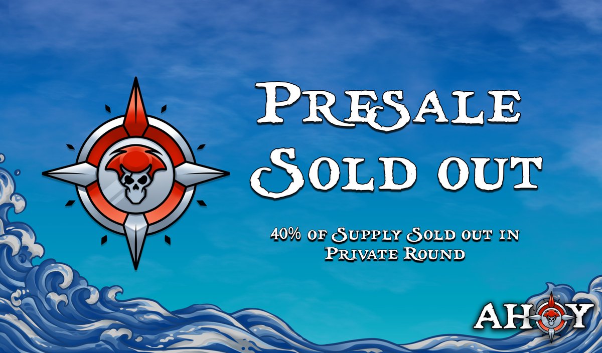AHOY_Pirates's tweet photo. AHOY there me hearties! 👋

40% of the total supply has been sold.  🏴‍☠️🦜

48 hours into mainnet and we're a top 10 Validator!

100m SUI Staked 💧🤝

Mint soon... Who's ready to jump on board? https://t.co/OyhljdY6af