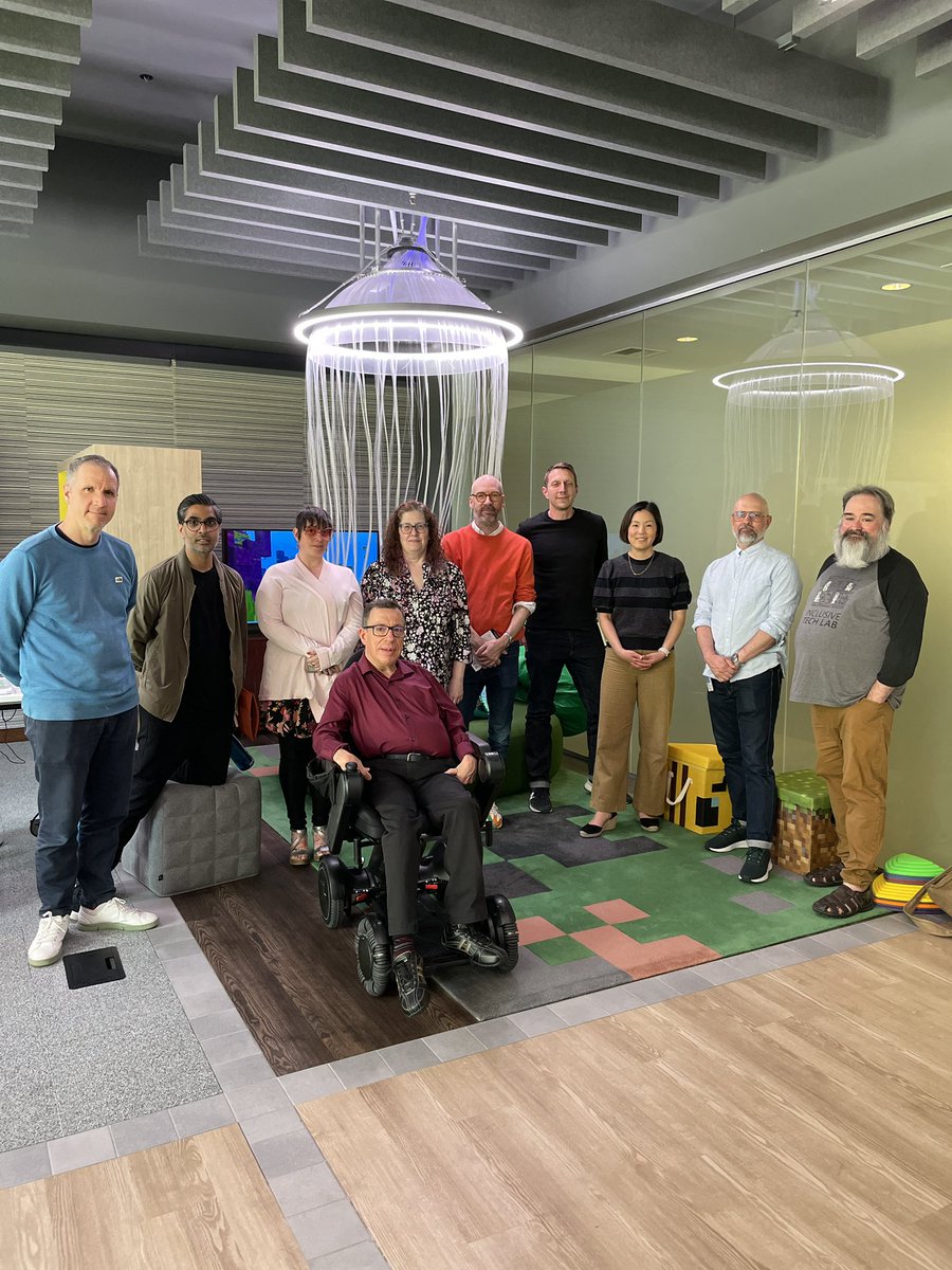DDame's tweet image. Away for 9 days. Redmond and New York. 2 Presentations. 3 Design Reviews. 14 meetings. Meeting with the #Disability Community. Time spent with the team and @IncTechLab - Priceless. #Grateful for B. Grateful for my life. #Microsoft