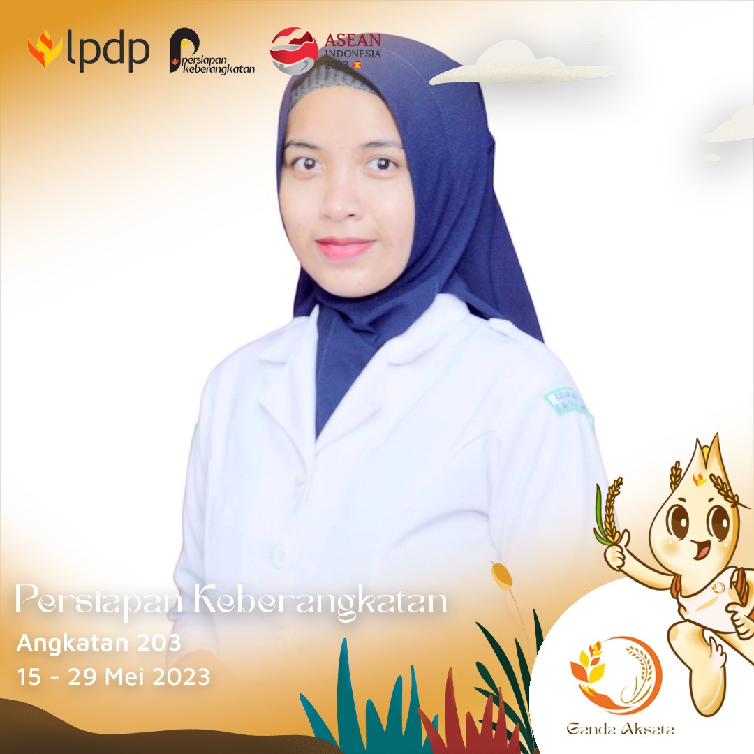 FirstaZS's tweet photo. Firsta Zukhrufiana Setiawati, siap mengikuti Persiapan Keberangkatan Ganda Aksata dan @LPDP_RI untuk meningkatkan kualitas SDM Indonesia, melanjutkan studi pada Doktor Klimatologi Terapan di IPB
15 - 29 Mei 2023
@LPDP_RI
#DiriUntukNegeri
#PK203
#SDMUnggulIndonesiaMaju https://t.co/5YDEAEqVms