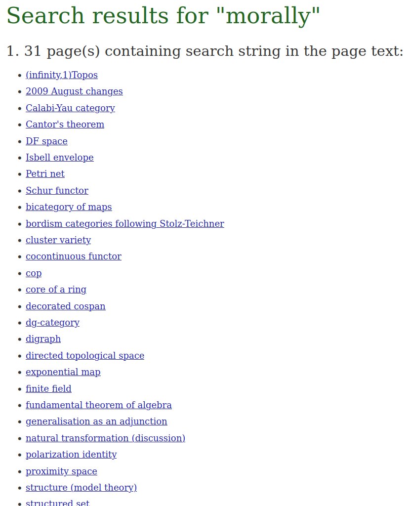 <a href="/no_earthquake/">no earthquake (is back)</a> @GreatBooksofth2 <a href="/grassmannian/">Brendan ⚣</a> @spitfountain0 <a href="/halomancer1/">jenny_tightpants🪑</a> are u kidding me theyre huge on morality over at the nlab