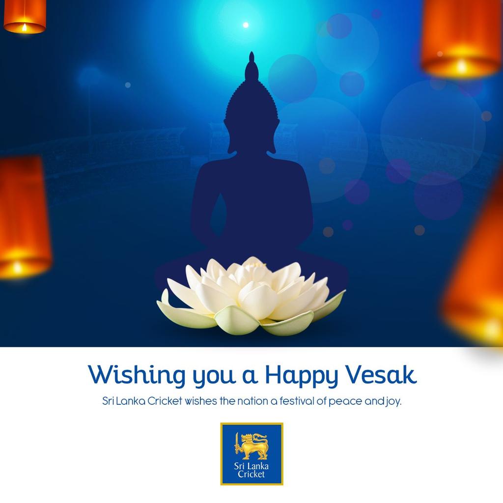 OfficialSLC's tweet photo. 🌸 Happy Vesak! 🙏 May this special day bring you peace, joy, and enlightenment.🌸

#HappyVesak https://t.co/1P8aSObVnY