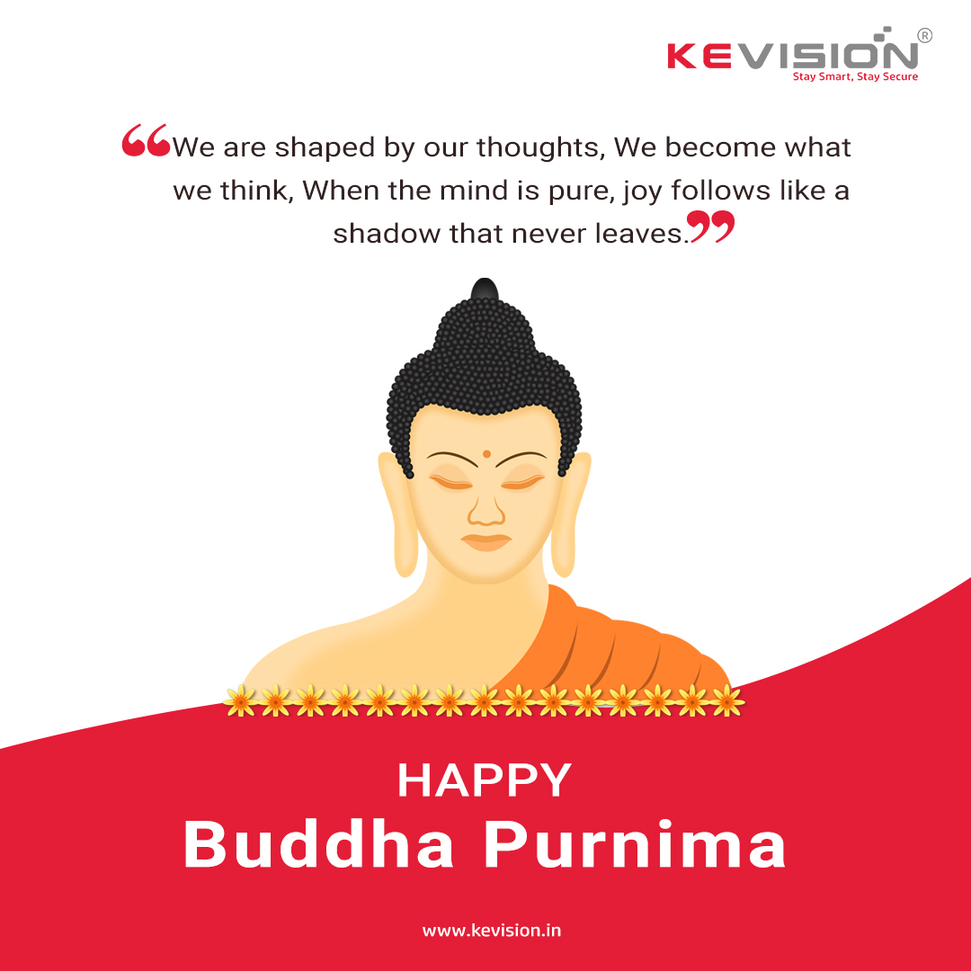 KevisionSystems's tweet photo. On the auspicious occasion of Buddha Purnima, we extend our warmest wishes to our valued customers, partners, and community members. 
#BuddhaPurnima #WishingYouPeaceAndEnlightenment #kevisionsystems https://t.co/5rPjaEty6l