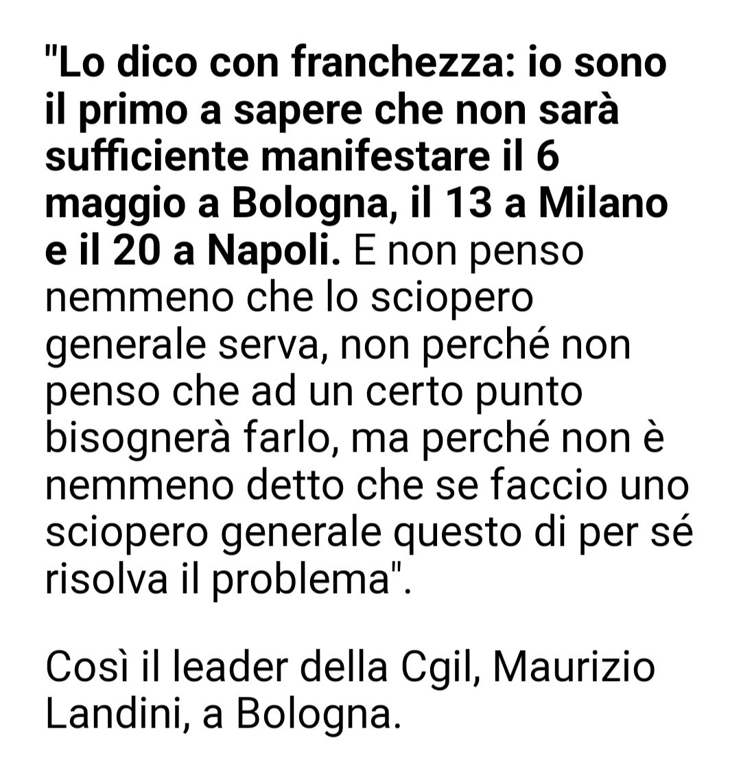 Possiamo chiudere.