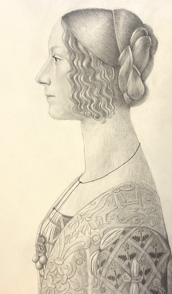 pjo106's tweet photo. #Drawing　#Dessin #The_Portrait_of_Giovanna_Tornabuoni https://t.co/WLxq0PUXF3