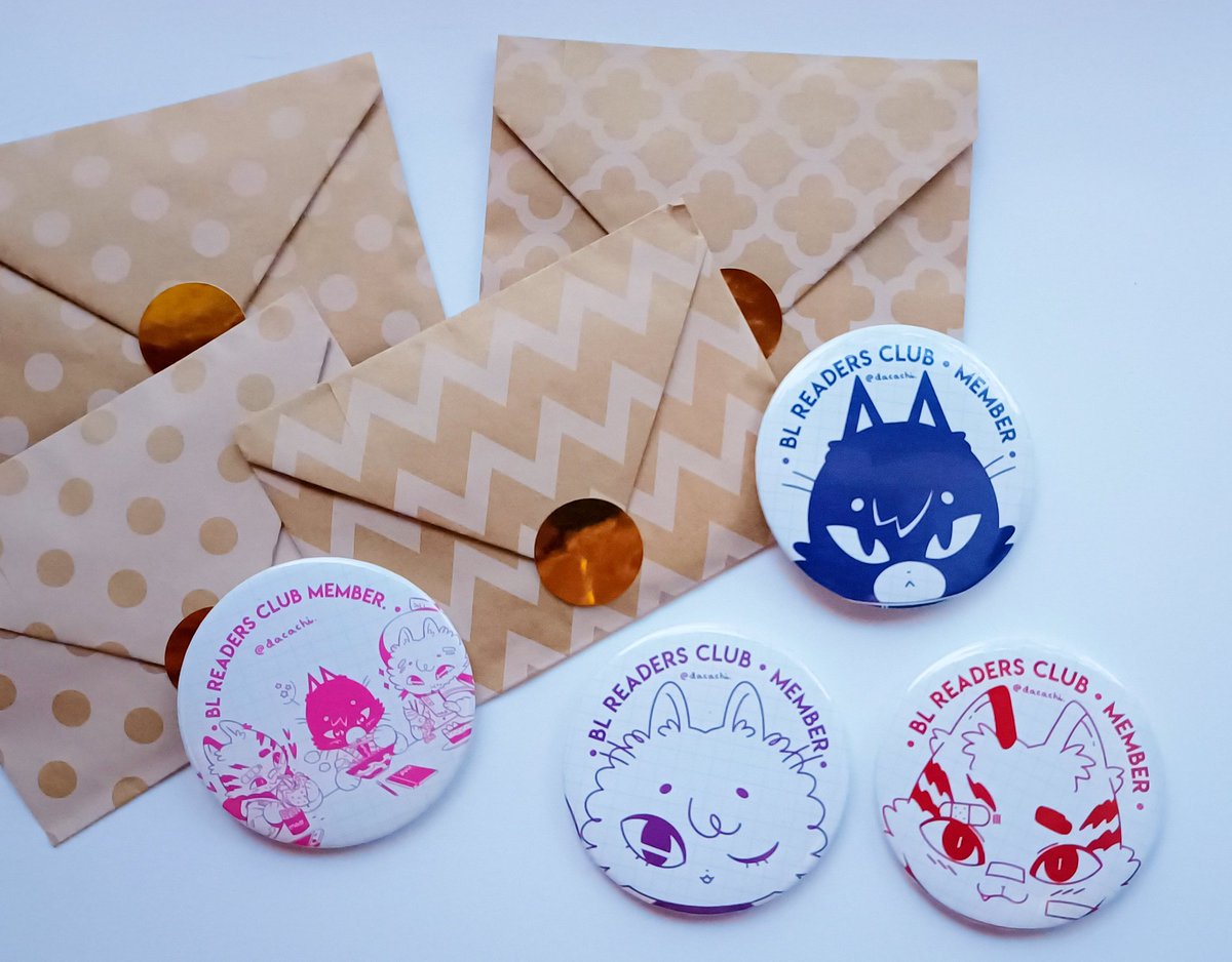 DacachiArt's tweet photo. #BLReadersClub OFFICIAL MEMBER BADGE Gacha 🐱💙💜❤️✨
¿Cuál les gustaría conseguir? ~
Dinámica especial que habrá en el evento @OopsLgbt 🐱✨ https://t.co/atC0OQIHxP