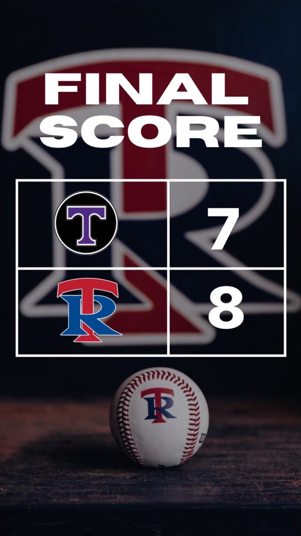 TRA Baseball (@trabaseball) on Twitter photo 🚨 Final after 13 innings 🚨
<a href="/KadeAllen15/">Kade Allen</a> comes through with a huge 1 out 2 RBI single to walk it off! 🚨 Final after 13 innings 🚨
<a href="/KadeAllen15/">Kade Allen</a> comes through with a huge 1 out 2 RBI single to walk it off!