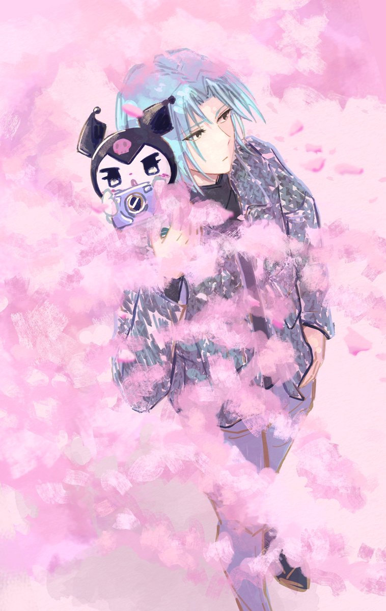 桜　#おねメロ版深夜のお絵描き60分1本勝負 4月のテーマですが私の地域では5月に咲くのでセーフ🥹(？)